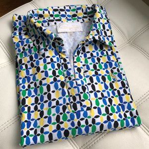 Pappagallo Susie Print Top, SZ XL